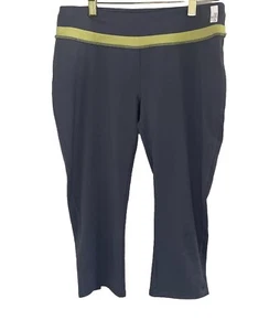 Zella Girl Youth Gray Pullon Capri Low Rise Leggings Sz XL (14-16) Activewear - Picture 1 of 9