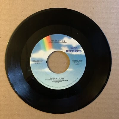 Patsy Cline - Crazy Arms / Pick Me Up On Your Way Down MCA 7” Vinyl 45RPM NM - Image 1 of 3