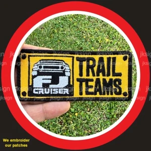Trail Teams Embroidered Patch with Iron Backing Fits on Toyota FJ Cruiser - Picture 1 of 6