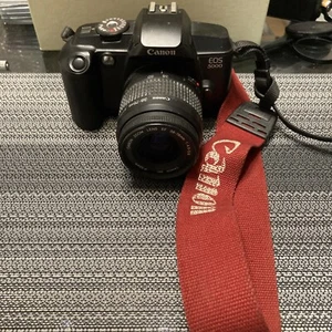 Vintage Canon EOS 5000 Film Camera + Lens EF 38-76mm Zoom 1:4.5-5.6  TESTED 🔥🔥 - Picture 1 of 14