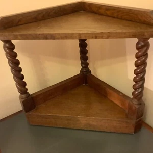 Barley twist jacobean small shelf antique? vintage? - Picture 1 of 4