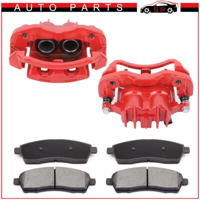 For 2000-2004 Ford F-250 F-350 Super Duty Rear Brake Calipers And Ceramic Pads - Image 1 of 4