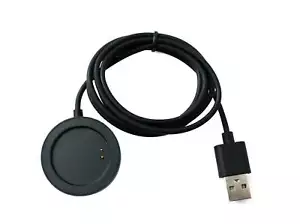 Kabel USB 2.0 93 cm Stacja ładująca do OnePlus Watch Smartwatch w kolorze czarnym - Zdjęcie 1 z 4