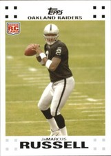 2007 Topps Exclusive Rookies Football Card Pick