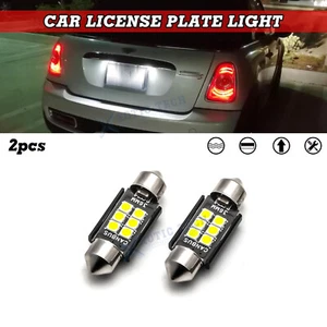 Bombillas LED libres de errores de xenón blancas 6000K 6418 C5W para luz de matrícula de automóvil Euro - Imagen 1 de 11