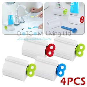 Exprimidor de tubo de pasta de dientes enrollable poligel fácil dispensador soporte de asiento - Imagen 1 de 9