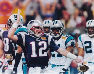 Tom Brady New England Patriots Super Bowl XXXVIII 8x10 Photo - Picture 1 of 1