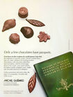 1983 Michel Guerard Belgian Chocolates Print Ad Few Chocolates Have Passports