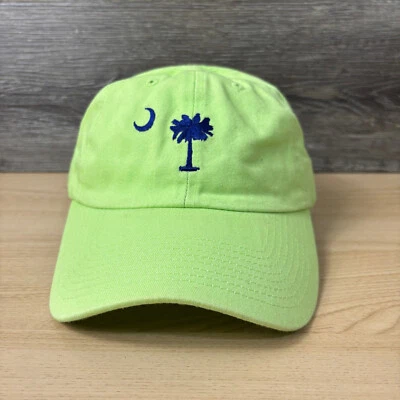 Gorra de Carolina del Sur con correa trasera verde azul logotipo de bandera del estado ajustable Foto 1 de 4