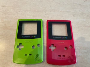 Rarissimo lotto 2 scocche parte frontale console portatile Game Boy Color - Imagen 1 de 4