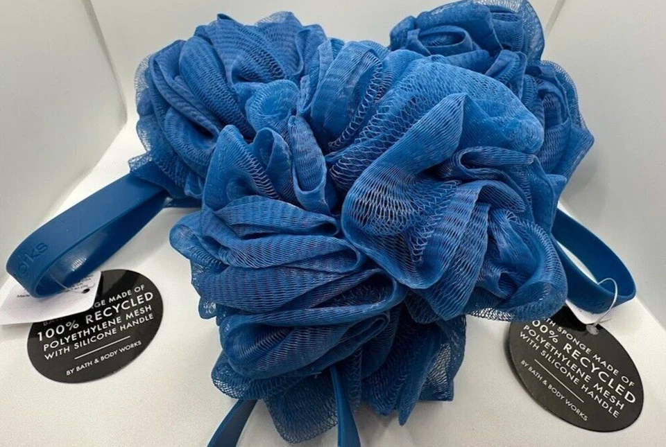 Bath & Body Works Blue Loofah губка пуф скрабби скрабби x3 - Изображение 1 из 1