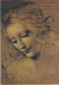 POSTAL: TIPO 3D "CABEZA FEMENINA LEONARDO DA VINCI" POR OUTDORASPECT.COM MID 655 - Imagen 1 de 2