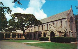 Tarjeta postal Parke Memorial Chapel St. Andrew's Cathedral Honolulu Hawaii sin publicar - Imagen 1 de 2