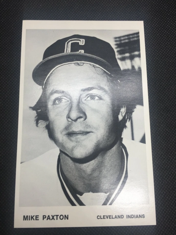 Foto emitida pela equipe de 1960 Mike Paxton Cleveland Indians foto de beisebol de alta qualidade - Imagem 1 de 1