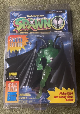 1996 Todd McFarlane’s *Necroplasm Spawn* Collector’s Club Edition w/Comic Book Cover