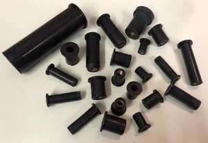M4 - M12, Rubber Nuts, Well Nuts, Cavity Fixings, Vibration Resistant. - Picture 1 of 2