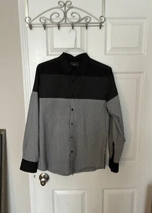 Sovereign Code Men’s Causal Button Down Shirt Black Sz Large - Picture 1 of 5