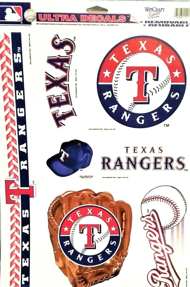 Calcomanías Ultra de Texas Rangers Foto 1 de 1