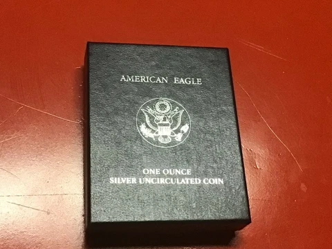 2014 W SILVER EAGLE WITH BOX AND COA FROM US MINT Cover