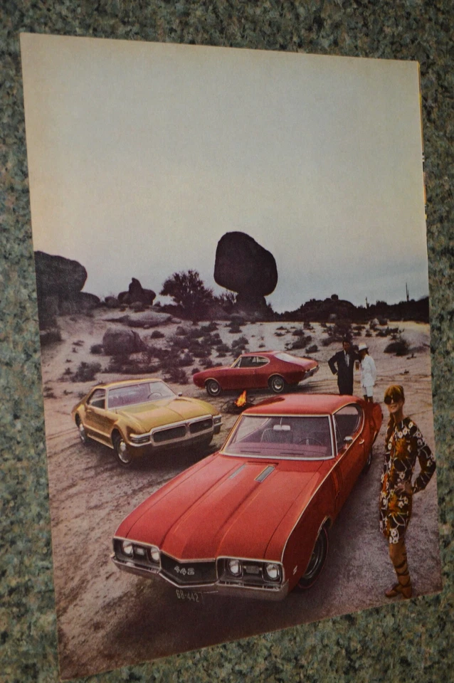 1968 OLDSMOBILE CUTLASS 442-TORONADO ORIGINAL ADVERTISEMENT PRINT AD 68 - Image 1 of 1