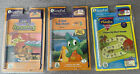 Lot of 3 Leap Pad / Frog Books &amp; Cartridges - Pre-K to 2nd/1st Grade Scooby Doo
