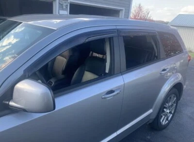 Fit For 2009-17 Dodge Journey Window Visor Rain Guard Vent Shade Wind Deflector  - Image 1 of 4