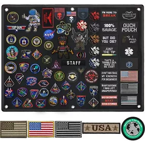 Scheda di visualizzazione patch tattiche 24 x 18 pollici pannello supporto patch militare pieghevole... - Foto 1 di 7