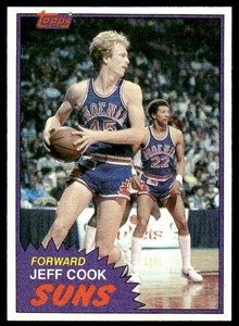 1981 Topps  #W80   Jeff Cook   Phoenix Suns