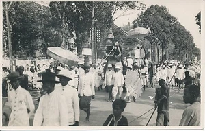 INDONESIE c. 1930 - Cérémonie Procession - PP 150 - Imagen 1 de 1