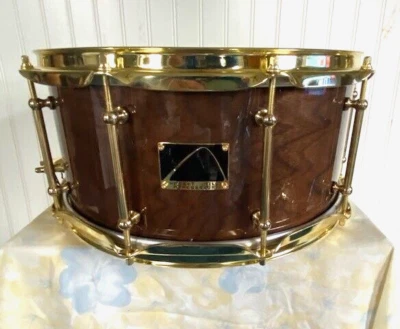 Secret Hill . . . 14" x 6.5" Walnut Shell Snare drum - Image 1 of 3