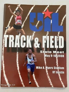 Texas High School TX 2008 Austin Uil atletismo programa estatal de encuentro raro antiguo - Imagen 1 de 1