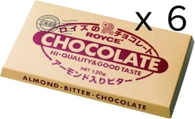 Royce Almendra Chocolate 120g x 6packs Hokkaido Japón Foto 1 de 4