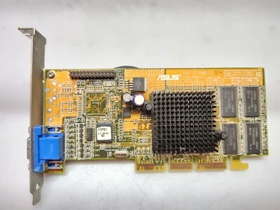 ASUS V7100 (T) SD 2MX32 32MB VGA AGP Graphics Video Card - Image 1 of 4