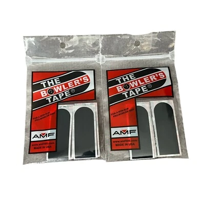 AMF The Bowler’s Grip Tape 3/4” Black 30 pc Package- Lot of 2 (60 Total) NEW