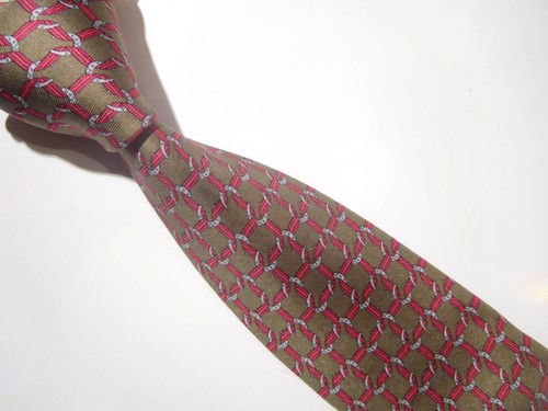 HERMÈS Cravatta uomo HERMES Francia vera seta cravatta abito classico lusso multicolore W691