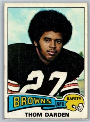 1975 Topps #342 Thom Darden - Image 1 of 2