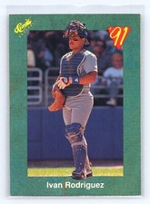 1991 Classic III Ivan Rodriguez #T78 Texas Rangers