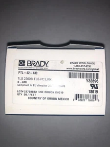 BRADY PTL-42-430 Thermal Label,50 Ft. L x 1 In. W - Picture 1 of 1