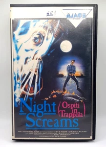 NIGHT SCREAMS OSPITI IN TRAPPOLA - ALLEN PLONE - CASSETTA VHS FILM - Picture 1 of 3