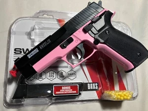 BARBIE Ken FBI Police , X-Files Cosplay Pink Sig P226 Airsoft Prop Gun - Picture 1 of 7