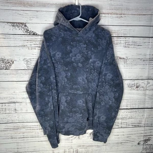 Abercrombie & Fitch Soft A&F AF Fleece Drop Shoulder Floral Hoodie Boxy Fit 2XL - Picture 1 of 10