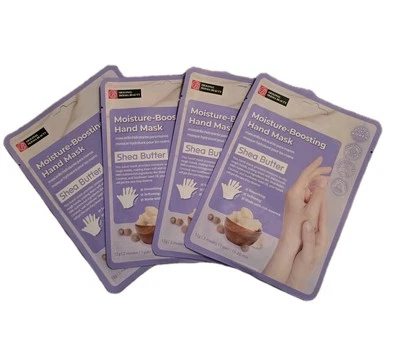 Original Derma Beauty 4 Pairs Shea Butter Hand Mask for DrySkin Moisturizing... - Image 1 of 4