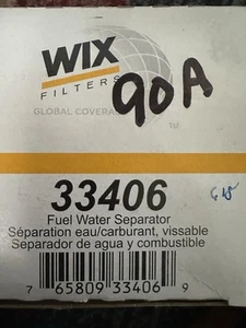 WIX Filters Fuel Water Separator 33406 New in Box (MSRP $140) - Picture 1 of 4