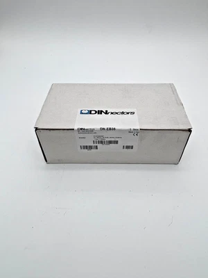 NEW DINector DN-EB35 35mm DIN Rail End Bracket / Locks, Box of 50 - Image 1 of 3