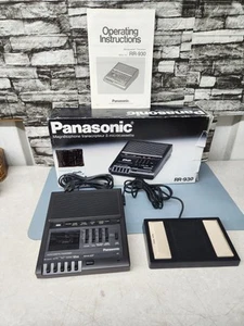 Nueva Grabadora Transcriptora MicroCassette Panasonic RR-930 Caja Abierta + Pedal - Imagen 1 de 11