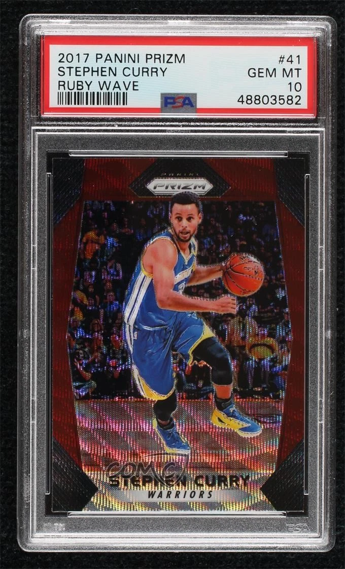 Stephen Curry Professional Sports Authenticator (PSA) Basketball