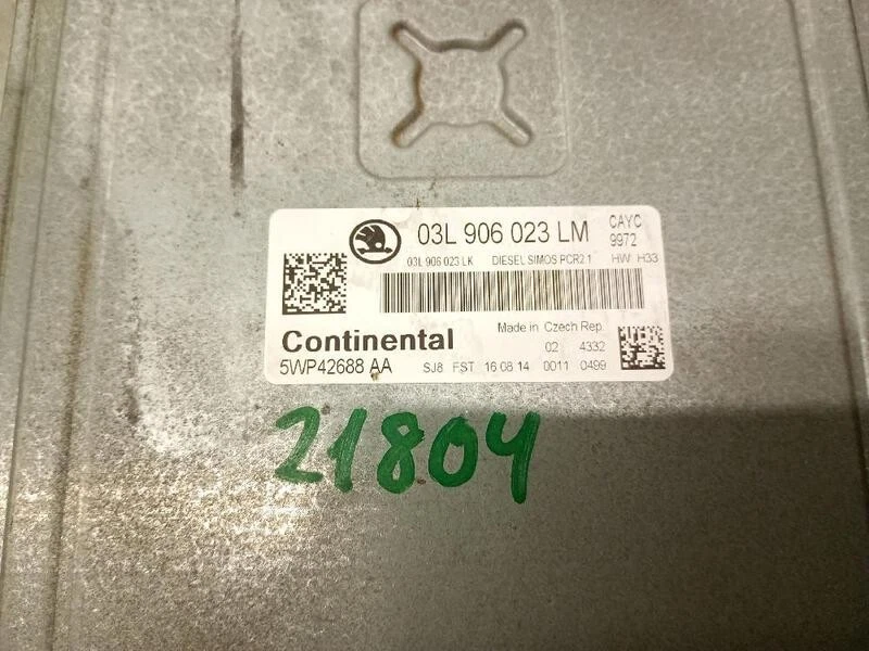 5WP42688AA centralita motor uce para SKODA RAPID SPACEBACK (NH1) 1.6 TDI 5348572 - Immagine 1 di 4