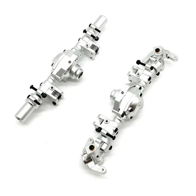 HRP Racers Edge Silver Aluminum Axle Housing Set Front And Rear Cen F-250 - Image 1 of 2