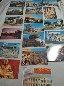 Lote de 17 postales Roma Italia 4" x 6" - Imagen 1 de 20