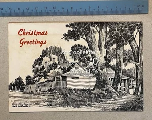 1971 Christmas greetings card - Australia old Gembrook Town - Picture 1 of 4